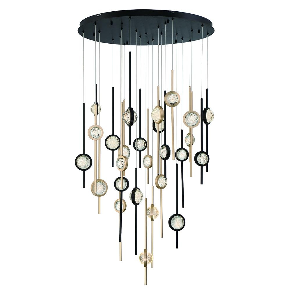 BARLETTA,26LT LED CHAND,BLK/GD