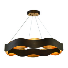 Eurofase Gold US 31384-018 - VAUGHAN,LED CHANDELIER,LRG,BRZ