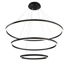 Eurofase Gold US 31474-023 - SPUNTO-CHD-3LT-61IN-BLK