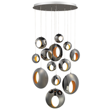 Eurofase Gold US 35910-015 - ARLINGTON,13LT LED CHAND,BK/CH
