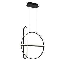 Eurofase Gold US 37035-013 - BERKLEY,CHANDELIER,LED,M BLK