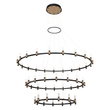 Eurofase Gold US 37046-019 - ALBANY,CHAND,51LT,LED,3TR,BLK