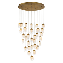 Eurofase Gold US 37193-010 - PAGET,CHAND,LED,31LT,RND,GOLD