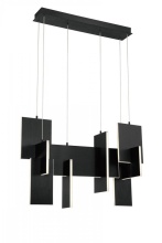 Eurofase Gold US 37345-025 - COBURG,LRG,LIN,LED,CHA,BLK