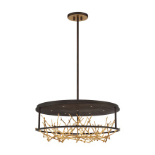Eurofase Gold US 38097-010 - AERIE,7LT,LED,RND,CHA,BRZ/GOLD