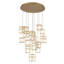 Eurofase Gold US 38259-012 - FERRO,16LT LED CHAND,GOLD