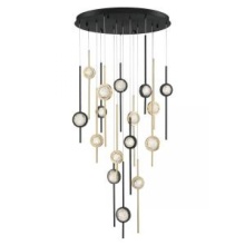 Eurofase Gold US 39465-030 - BARLETTA,16LT LED CHAND, MIXED