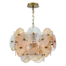 Eurofase Gold US 44571-016 - SUE-ANNE,6LT CHANDELIER,BRA