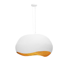 Eurofase Gold US 46438-027 - BALEIA, 4LT 36IN PEND, WHT&GLD