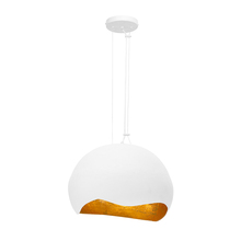 Eurofase Gold US 46440-020 - BALEIA, 2LT 18IN PEND, WHT&GLD