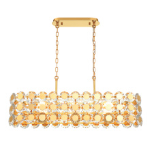 Eurofase Gold US 44287-020 - PERRENE, ISLAND CHANDELIER, GD