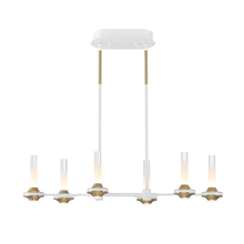 Eurofase Gold US 45713-026 - TORCIA, 6LT CHANDELIER L,WHITE