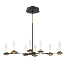 Eurofase Gold US 45714-016 - TORCIA, 8LT CHANDELIER, BLK