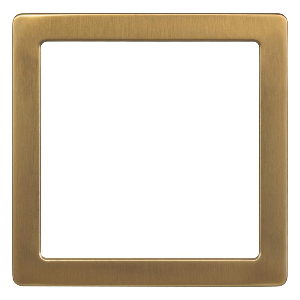 9" Brushed Gold Square Magnetic Trim For Trago