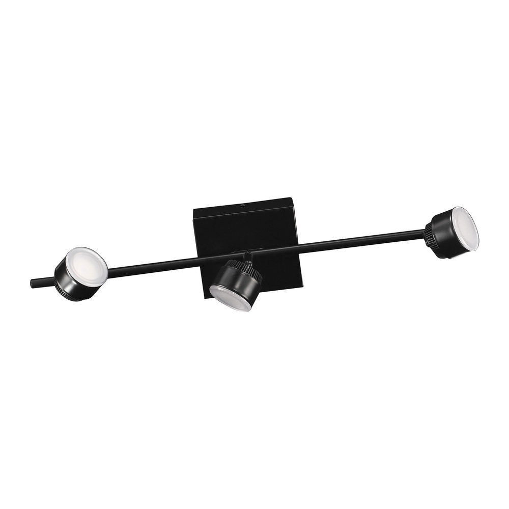 3 LT Integrated LED Track Light w/ Black Finish & Adjustable Lamp Heads