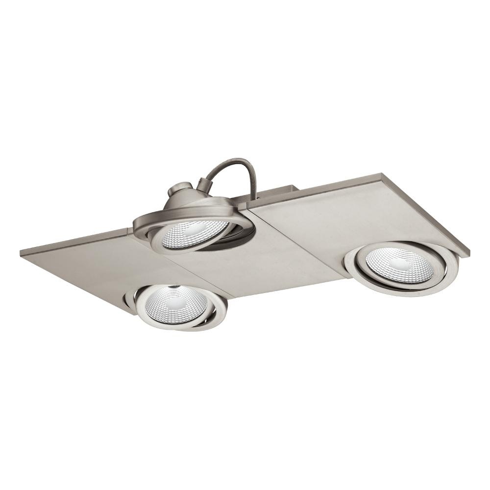 3 LT LED Fixed Track Light w/ Matte Nickel Finish & Adjustable Lamp Heads