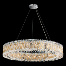 Schonbek 1870 RS8350N-401S - Sarella 27 Light 120V Pendant in Polished Stainless Steel with Clear Crystals from Swarovski