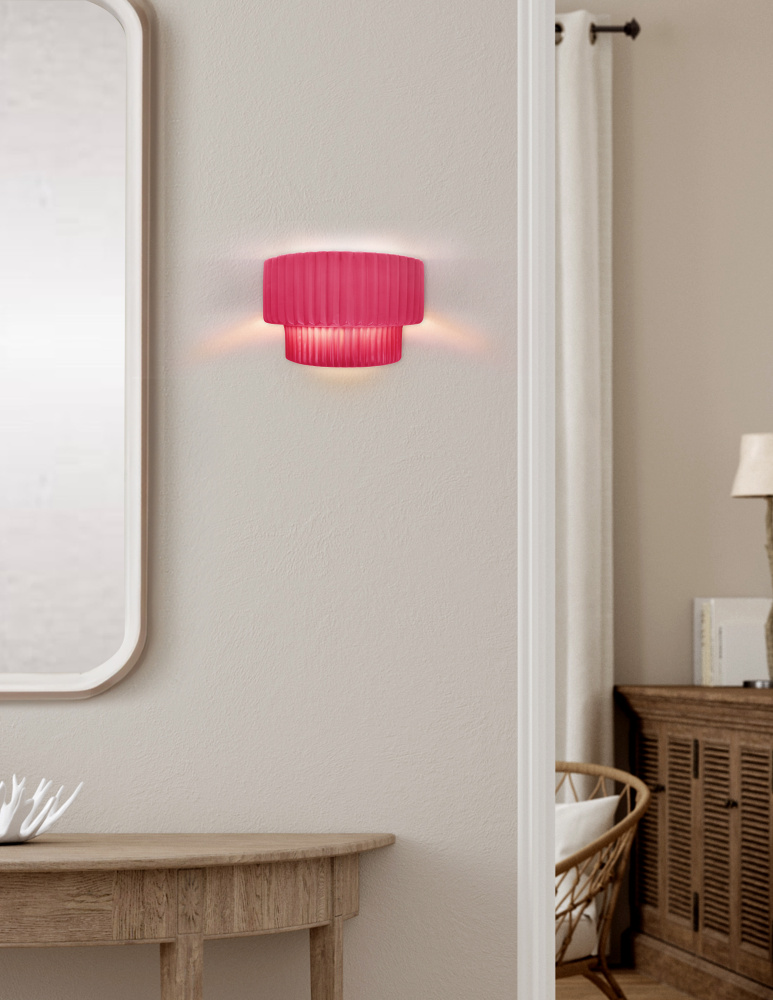 Tier ADA Pleated Wall Sconce