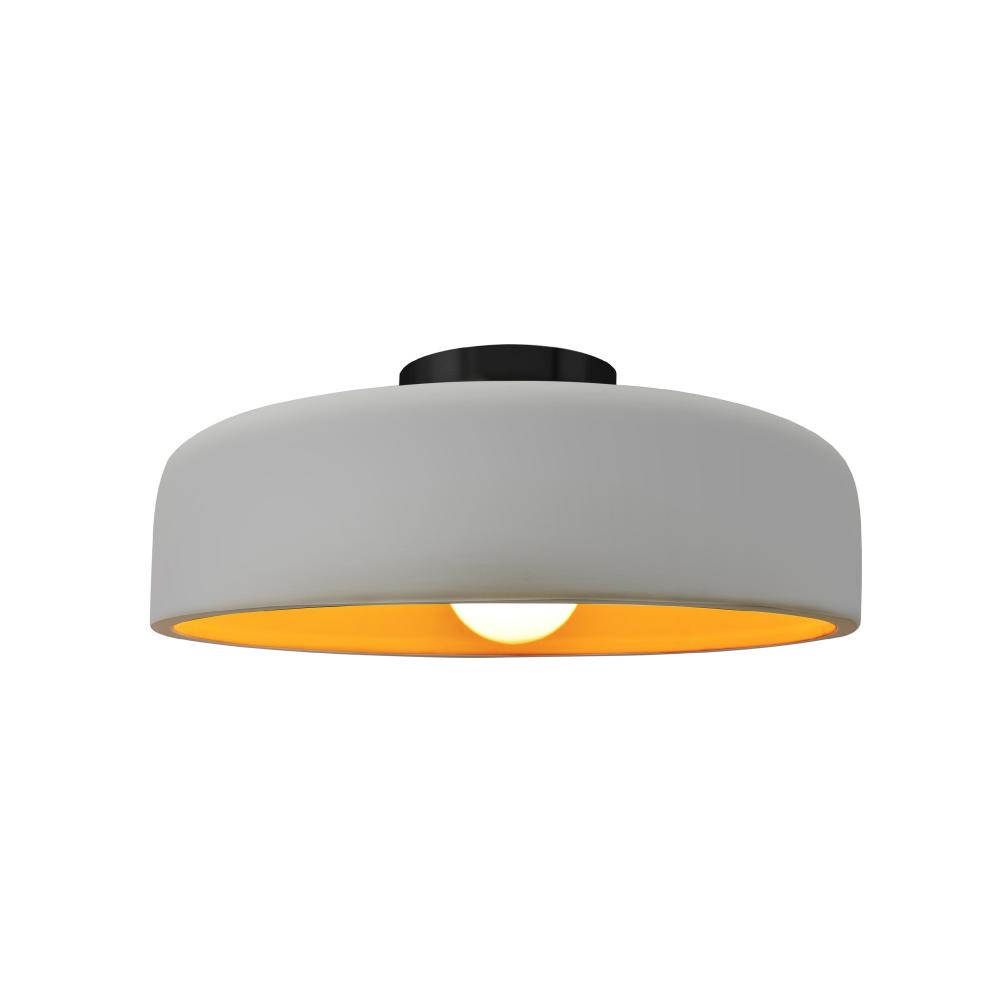 Medium Spire Semi-Flush