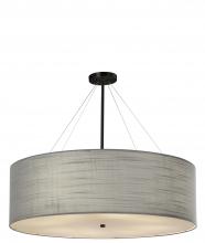 Justice Design Group FAB-9594-GRAY-MBLK - Classic 36” Drum Pendant