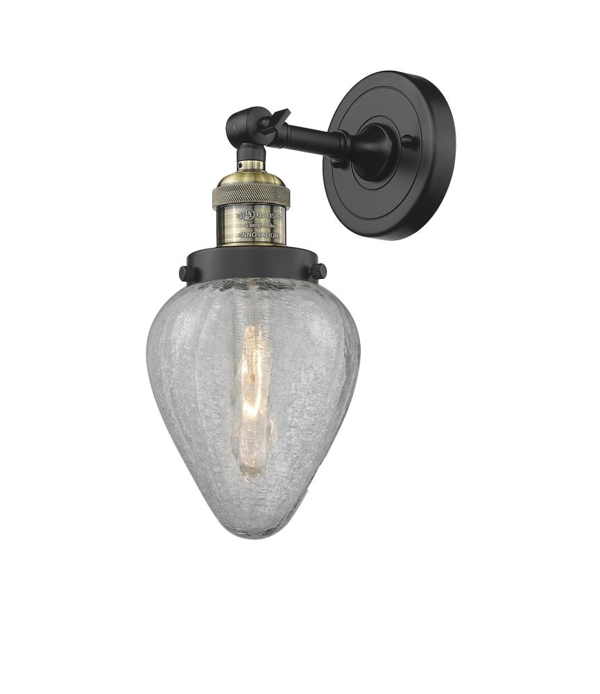 Geneseo - 1 Light - 7 inch - Black Antique Brass - Adjustable Sconce
