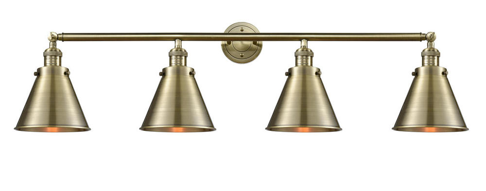 Appalachian - 4 Light - 44 inch - Satin Gold - Adjustable Bath Vanity Light
