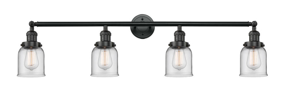 Bell - 4 Light - 42 inch - Matte Black - Adjustable Bath Vanity Light