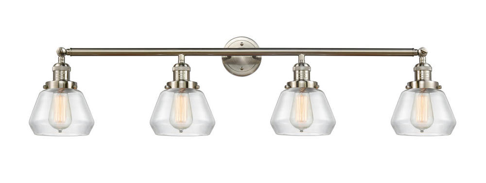 Fulton - 4 Light - 43 inch - Brushed Satin Nickel - Adjustable Bath Vanity Light