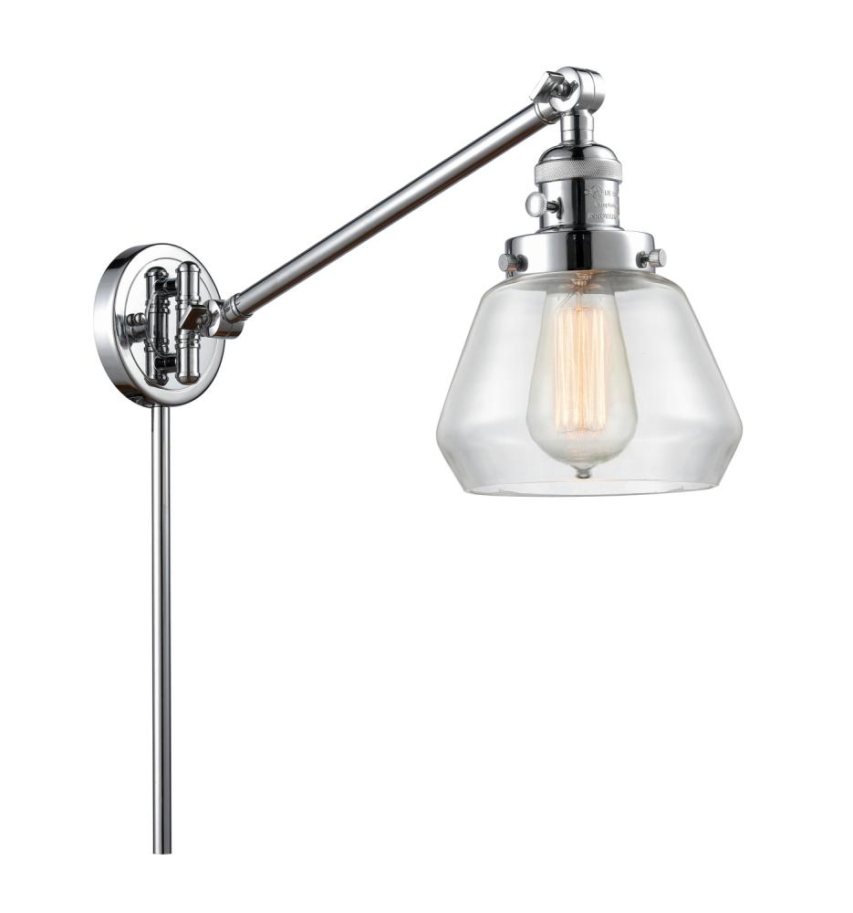 Fulton - 1 Light - 8 inch - Polished Chrome -Adjustable Swing Arm