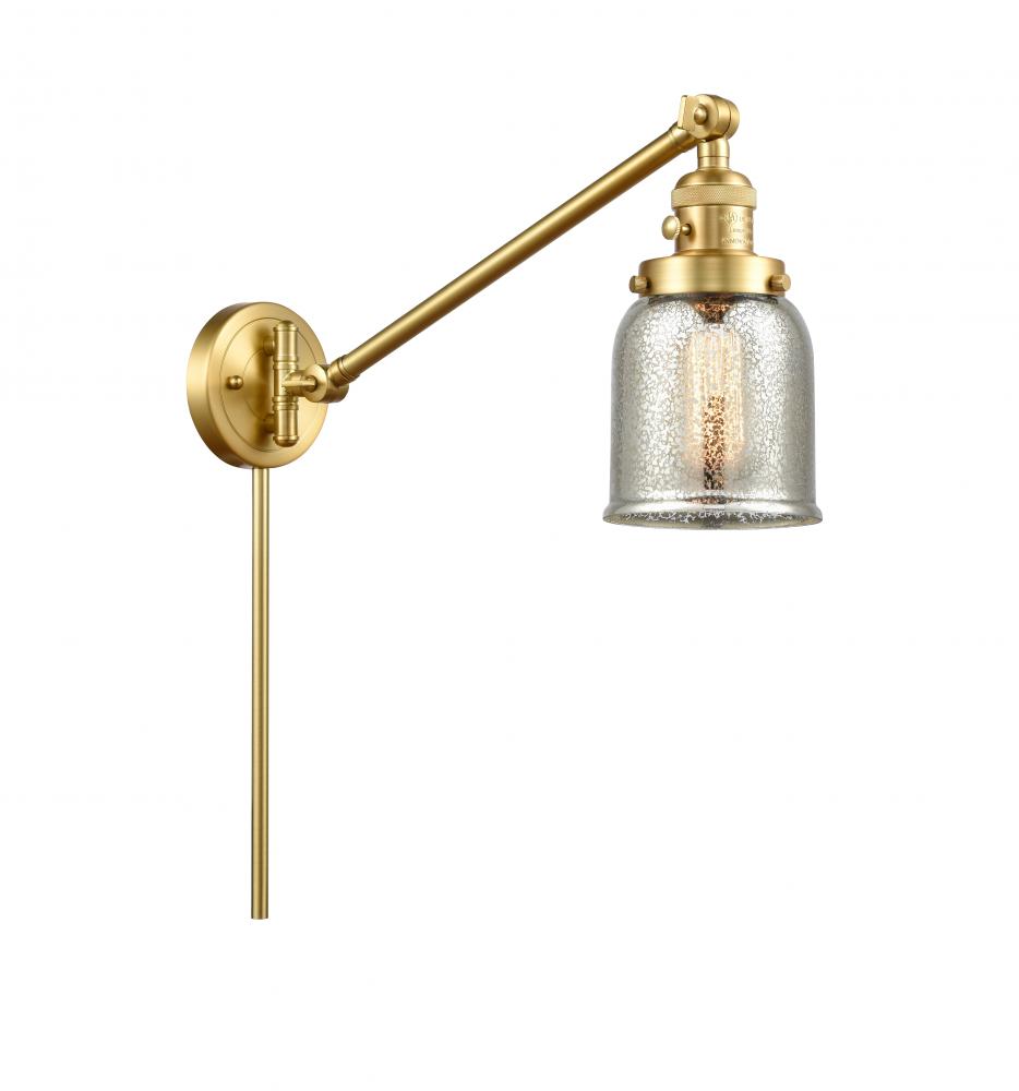 Bell - 1 Light - 8 inch - Satin Gold - Swing Arm