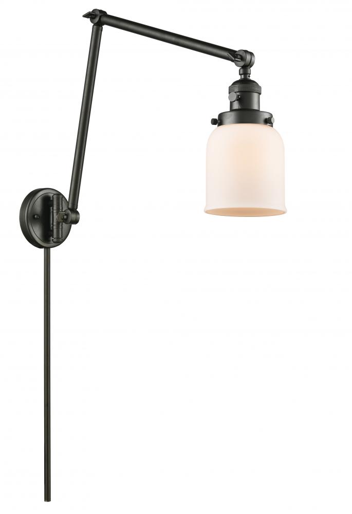 Bell - 1 Light - 8 inch - Oil Rubbed Bronze -Adjustable Swing Arm