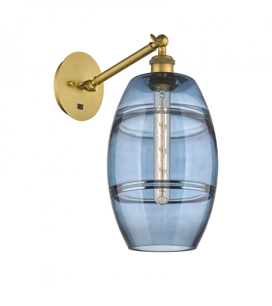 Vaz - 1 Light - 8 inch - Brushed Brass - Adjustable Sconce