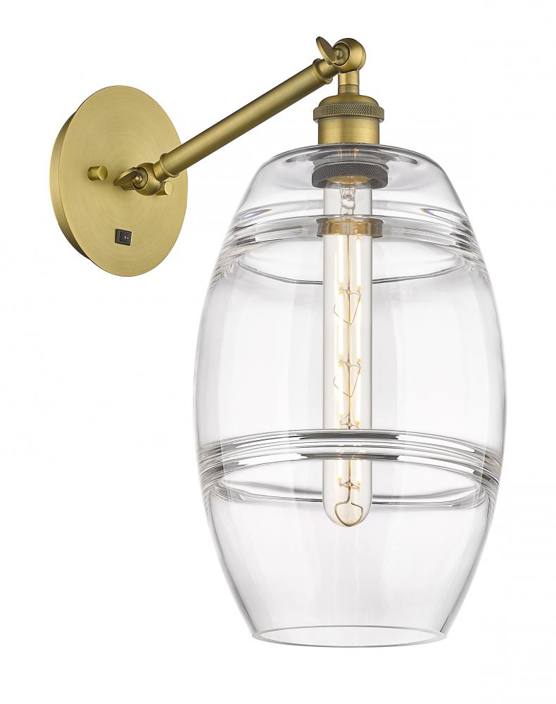 Vaz - 1 Light - 8 inch - Brushed Brass - Adjustable Sconce