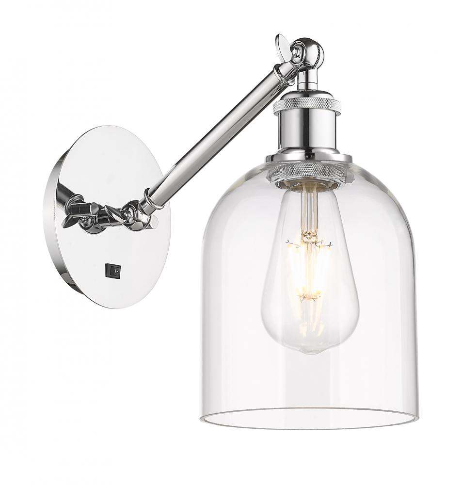 Bella - 1 Light - 6 inch - Polished Chrome - Adjustable Sconce