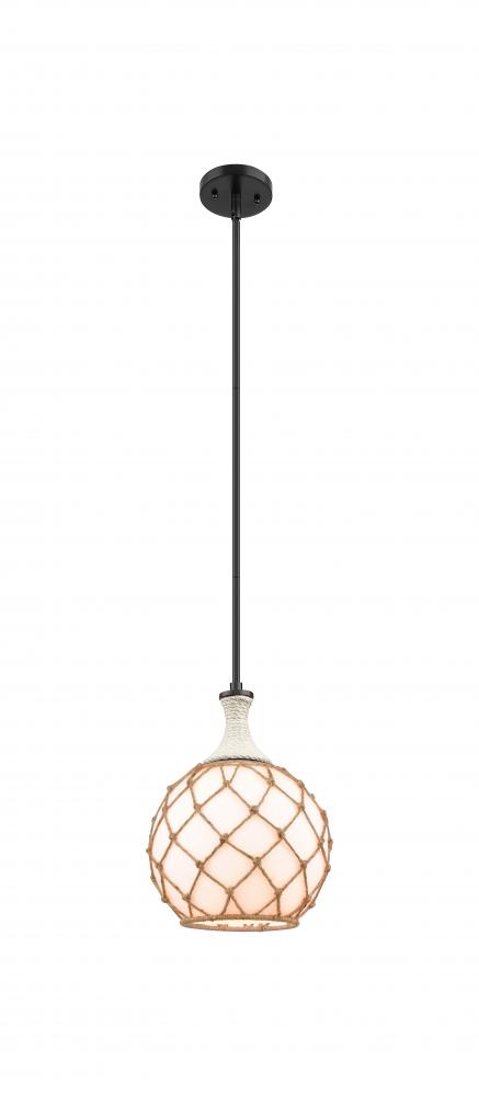 Astor - 1 Light - 10 inch - Matte Black - Mini Pendant