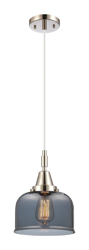 Bell - 1 Light - 8 inch - Polished Nickel - Mini Pendant