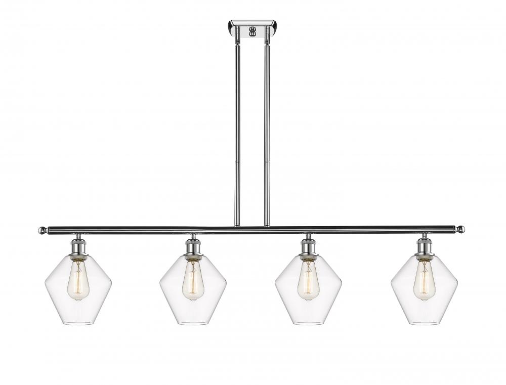 Cindyrella - 4 Light - 48 inch - Polished Chrome - Cord hung - Island Light
