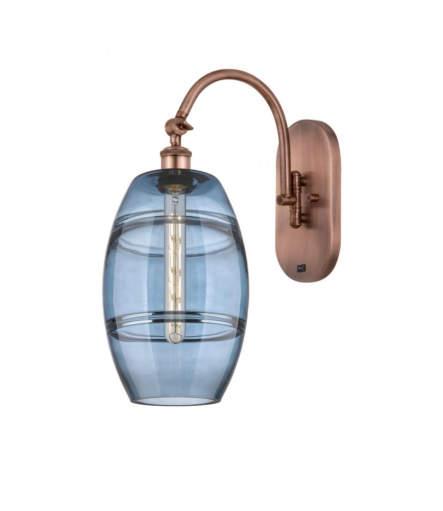 Vaz - 1 Light - 8 inch - Antique Copper - Adjustable Swing Arm