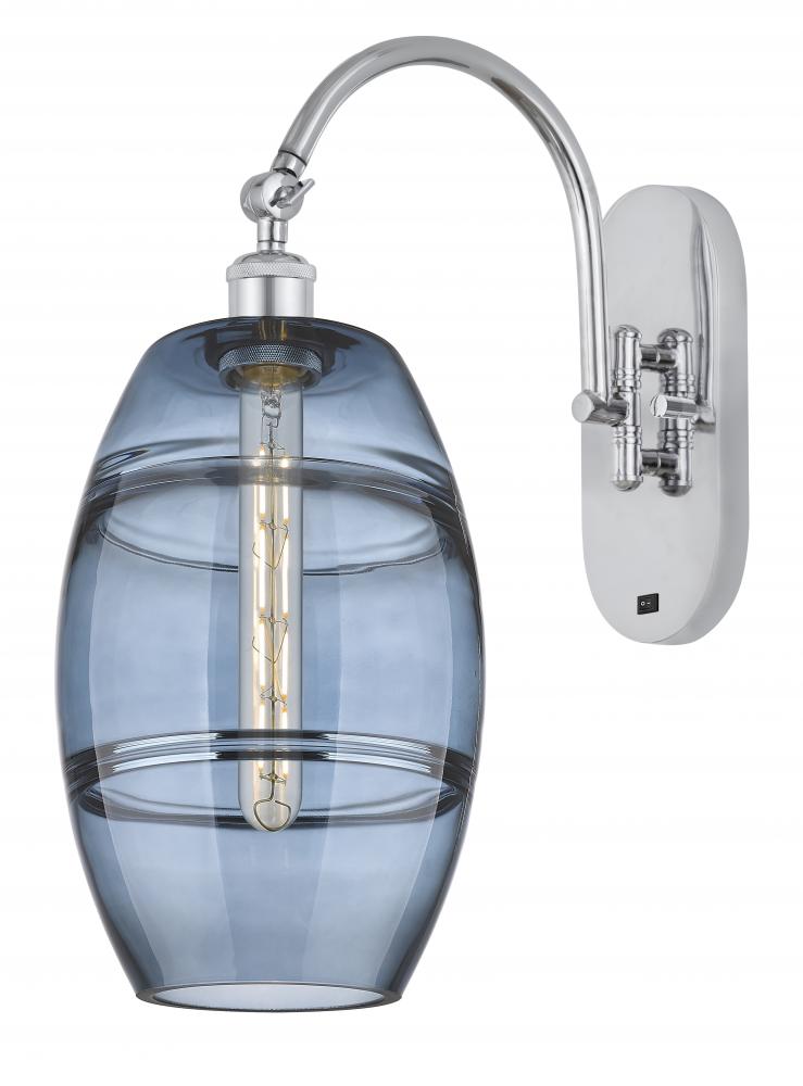 Vaz - 1 Light - 8 inch - Polished Chrome - Adjustable Swing Arm