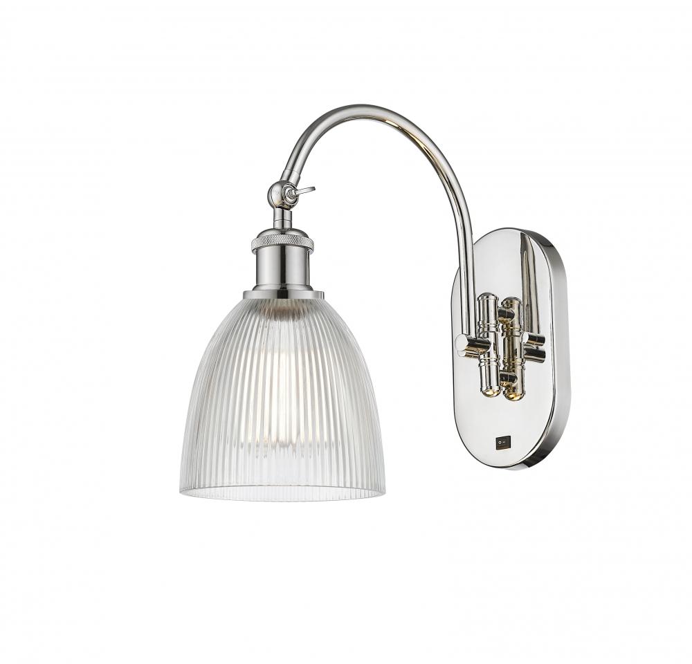 Castile - 1 Light - 6 inch - Polished Nickel - Adjustable Swing Arm