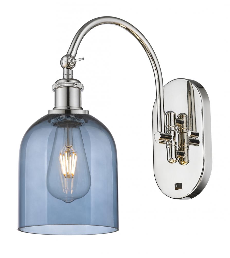 Bella - 1 Light - 6 inch - Polished Nickel - Adjustable Swing Arm