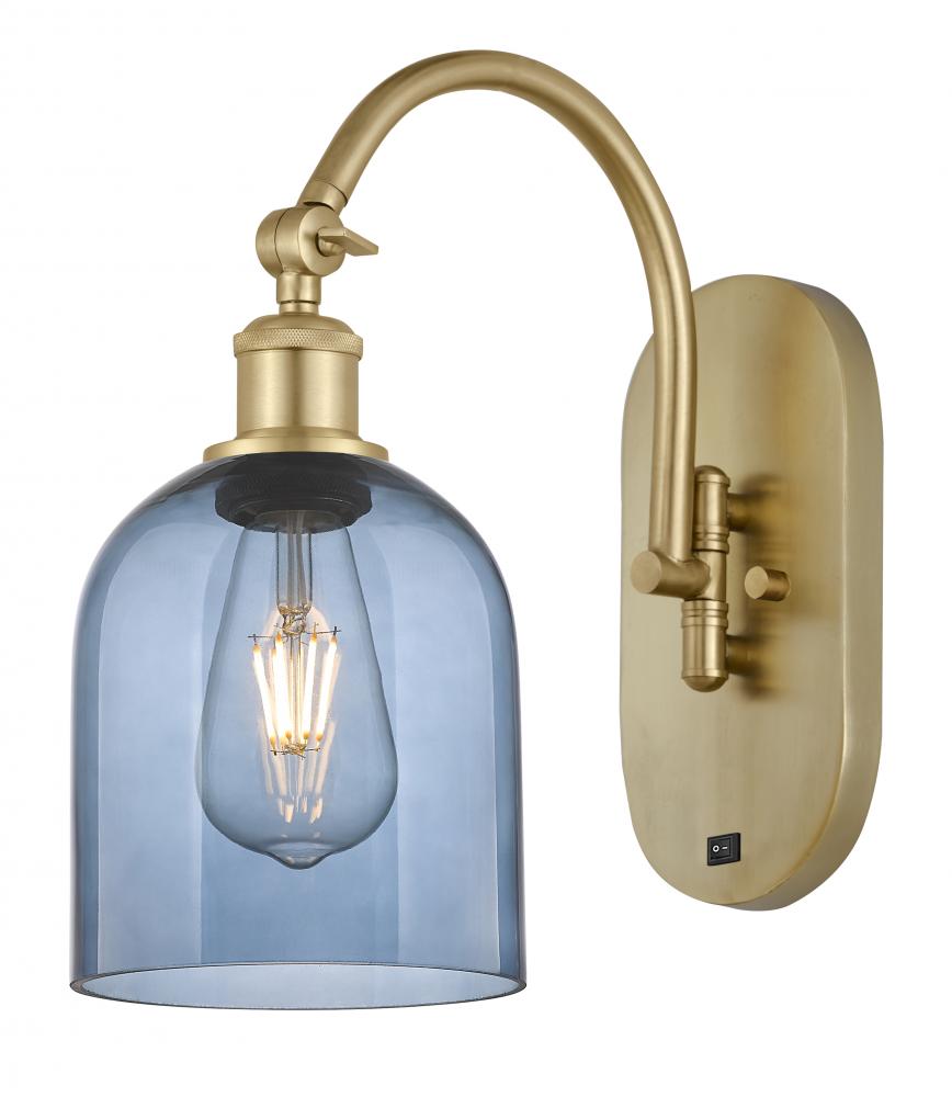 Bella - 1 Light - 6 inch - Satin Gold - Adjustable Swing Arm