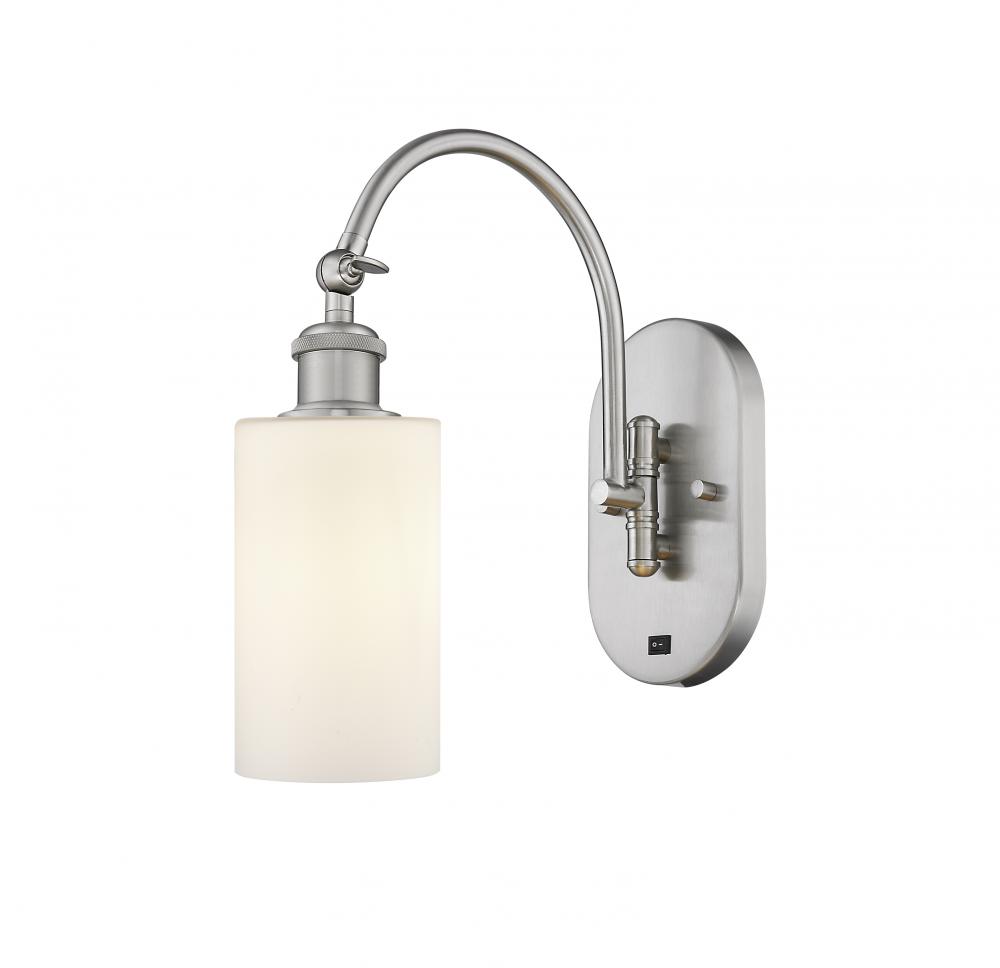 Clymer - 1 Light - 4 inch - Brushed Satin Nickel - Adjustable Swing Arm