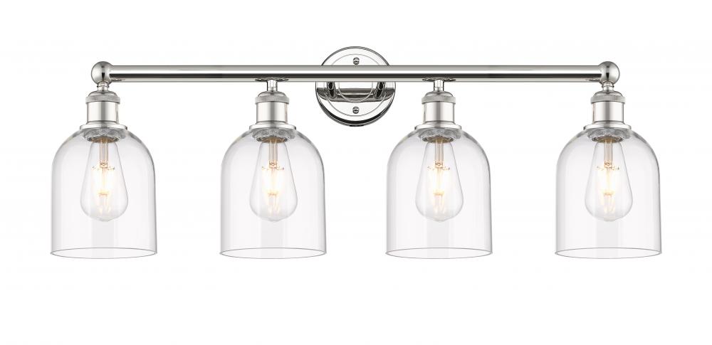 Bella - 4 Light - 33 inch - Polished Nickel - Bath Vanity Light