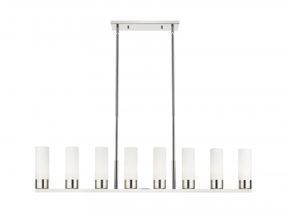 Boreas - 6 Light - 48 inch - Polished Nickel - Linear Pendant