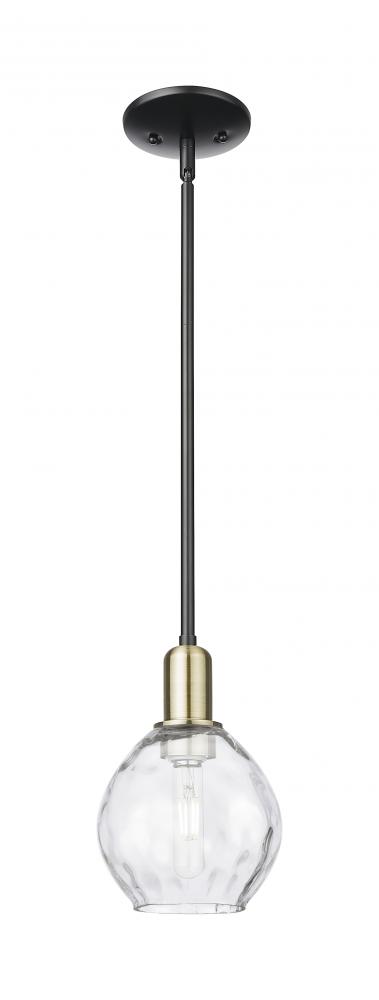 Waverly - 1 Light - 6 inch - Black Antique Brass - Stem hung - Mini Pendant