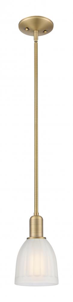 Brookfield - 1 Light - 6 inch - Polished Nickel - Stem hung - Mini Pendant