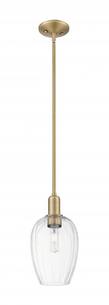 Preston - 1 Light - 6 inch - Brushed Brass - Mini Pendant