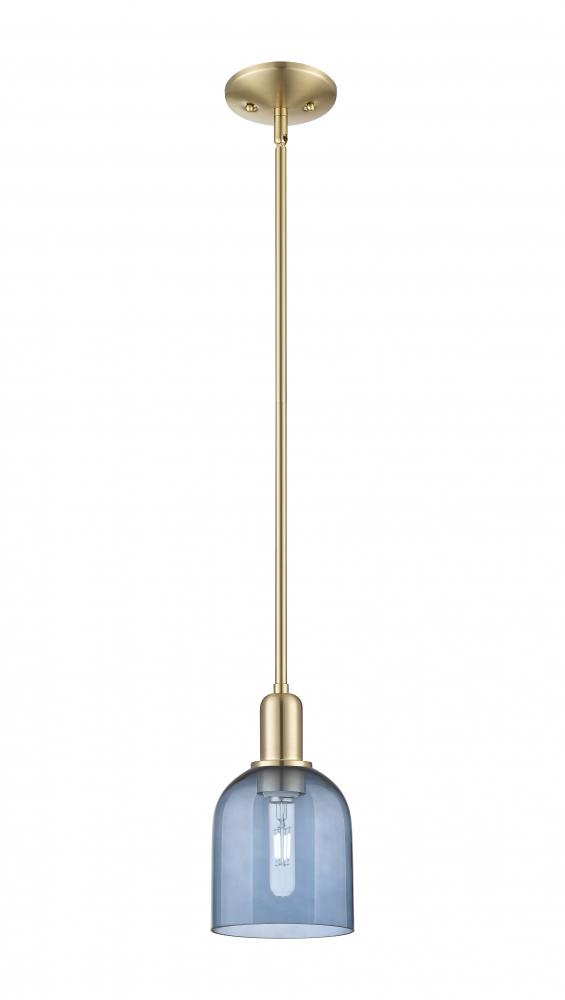 Bella - 1 Light - 6 inch - Champagne Bronze - Stem hung - Mini Pendant
