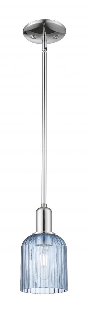 Bridal Veil - 1 Light - 6 inch - Polished Chrome - Mini Pendant